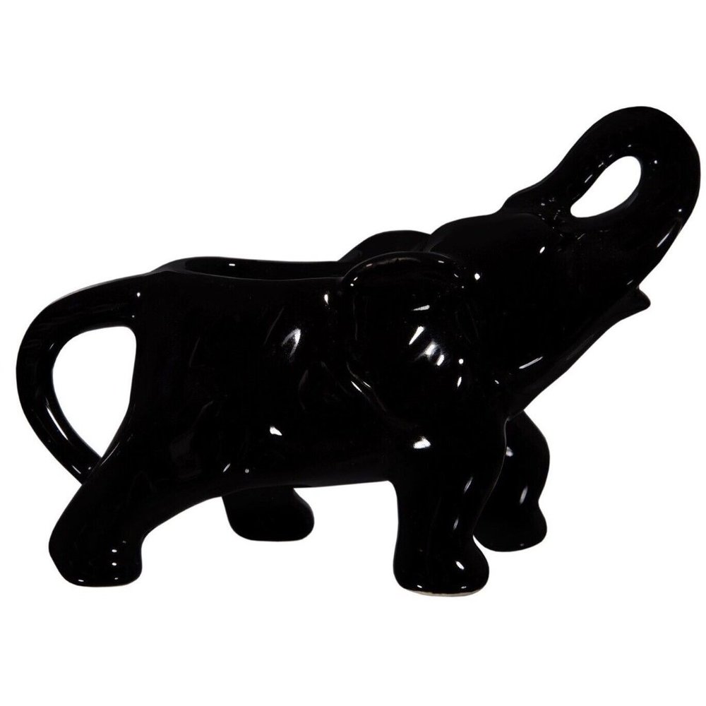 Elephant Creamer Black  Home Essentials